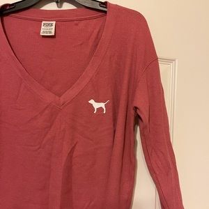 pink crop top